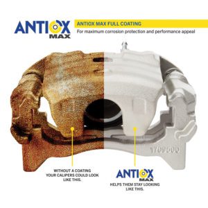 AntiOx Max Corrosion Feature on Calipers