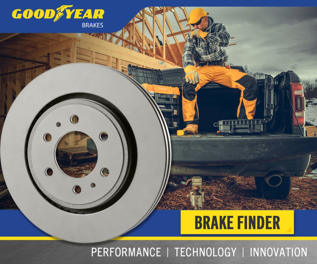 Goodyear Brakes Rotor Graphic